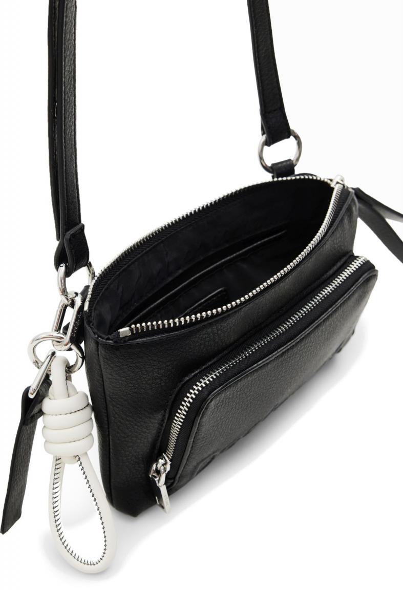 Desigual Handytasche Crossoverbag Half Logo 24 Lisa Schwarz Negro 
