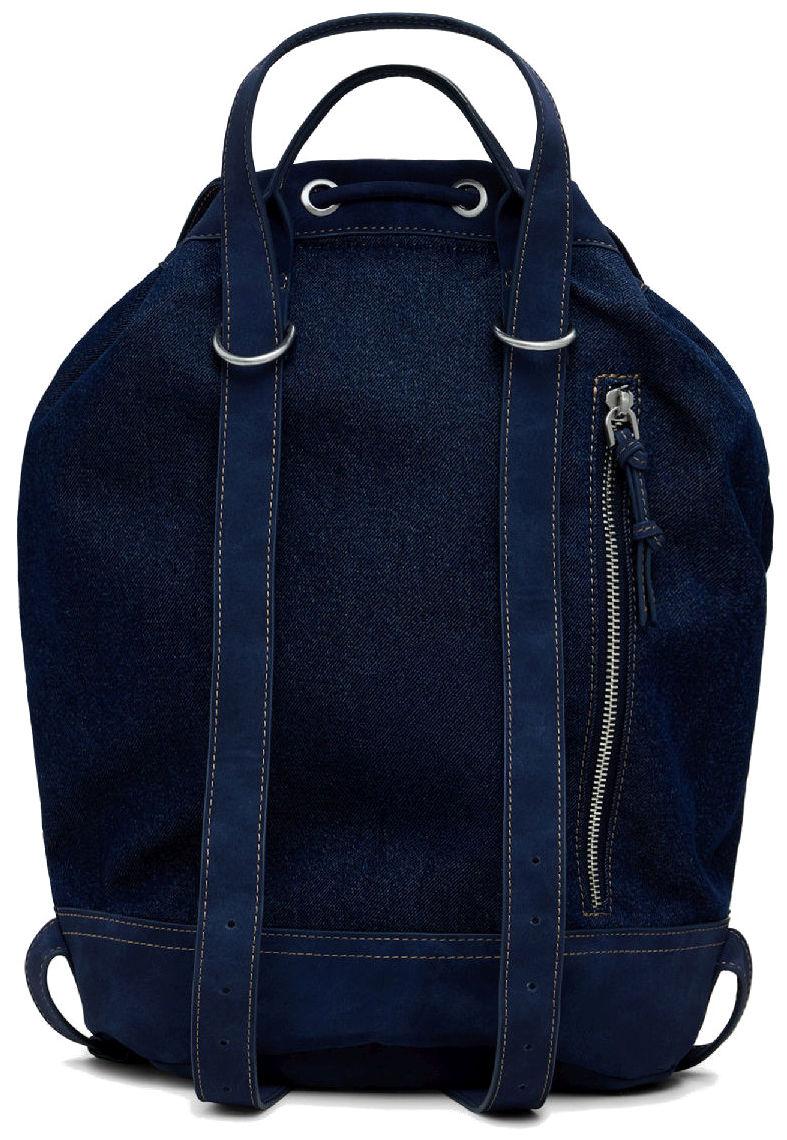 Desigual Jeansrucksack Dark Blue Krapina 2.0 Nieten Überschlag Bindella