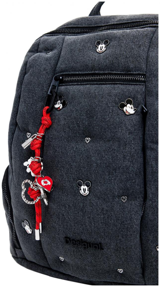 Desigual Jeansrucksack Mickey Chester Modify dunkelgrau Denim