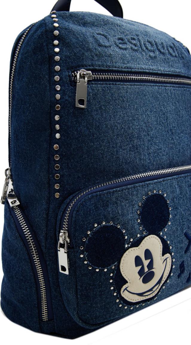 Desigual Jeansrucksack Mickey Rock Denim Chester Nieten