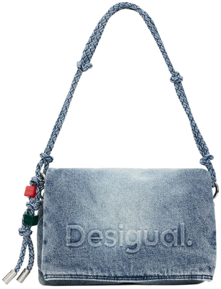 Desigual Jeanstasche Venecia 4.0 Denim Raw Überschlag