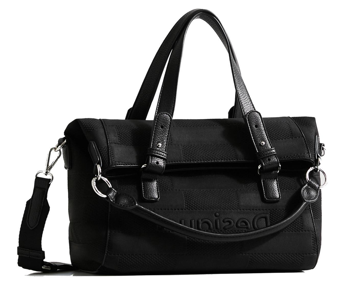 Desigual Loverty 2.0 schwarz Tristras Negro Henkeltasche Verwandlungskünstler