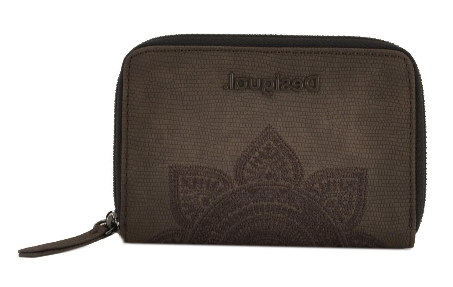 Desigual Marisa Aquiles Chocolate braun bestickte Geldtasche