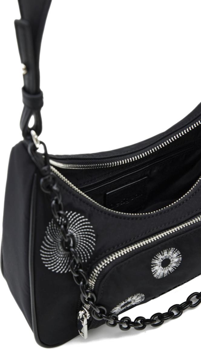 Desigual Mini Handtasche Menas Medley Black Negro 
