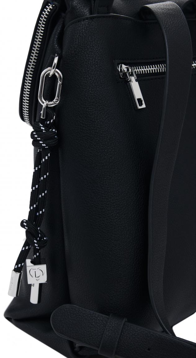 Desigual Rucksack Hampton Tasche schwarz Logo