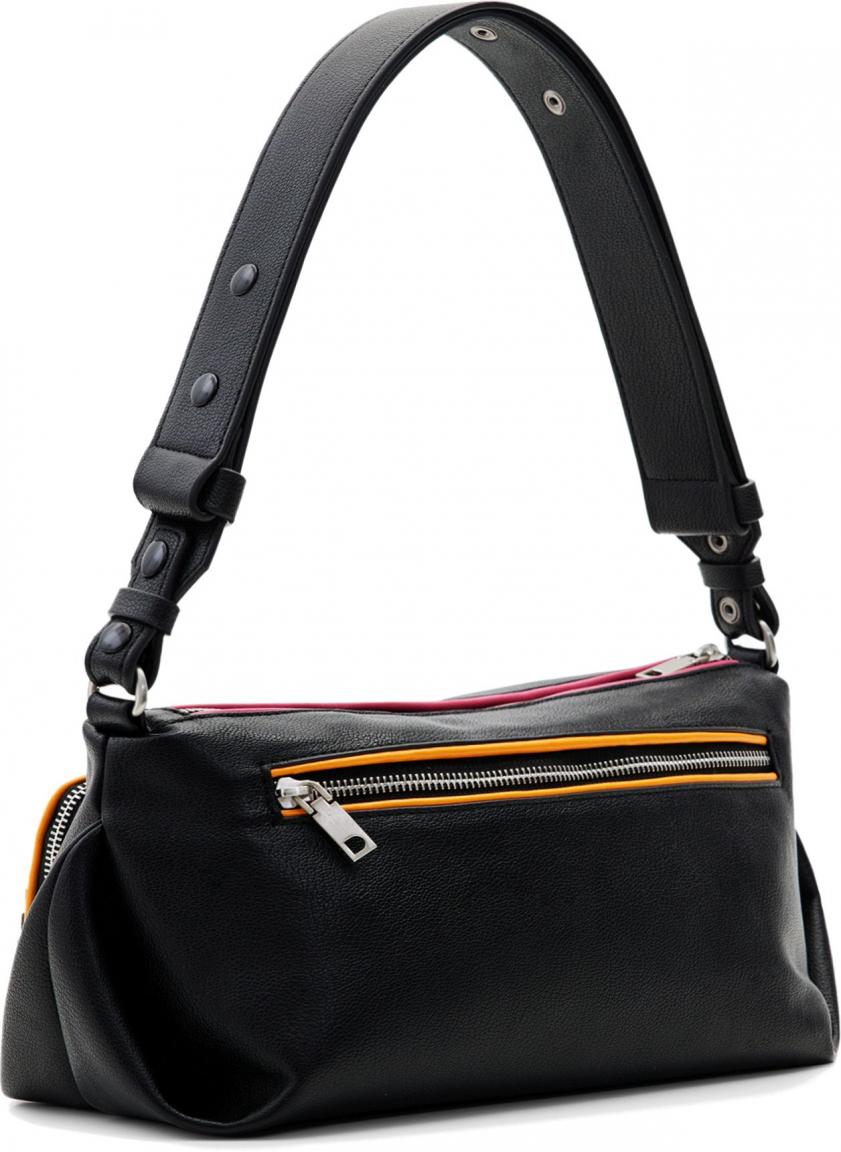 Desigual Schultertasche Maxi Prime Urus Negro Black 