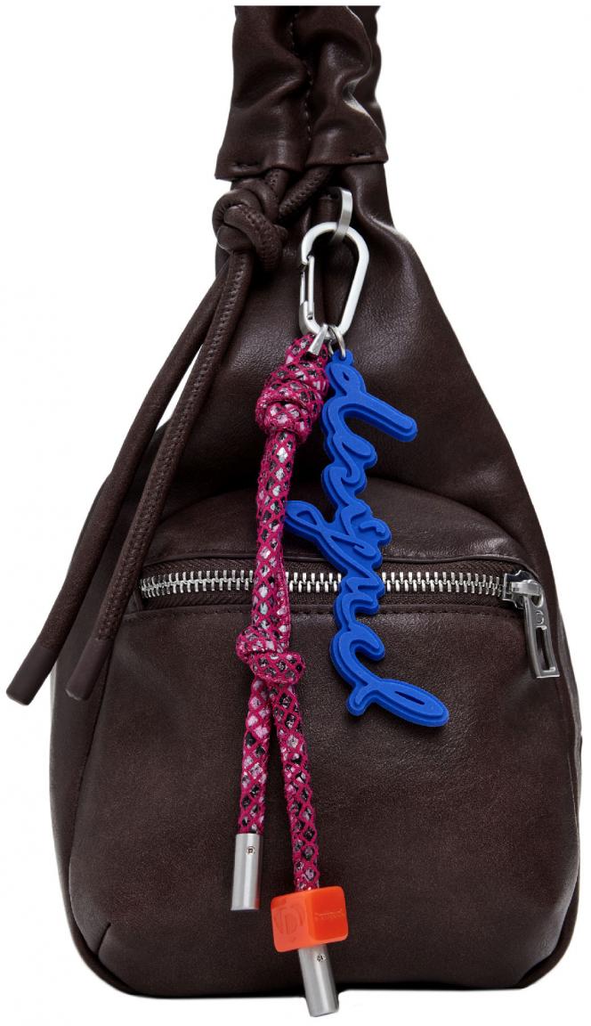 Desigual Schultertasche Montville Choco Logo dunkelbraun