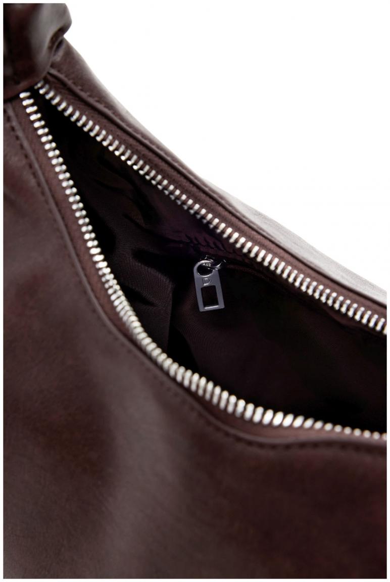 Desigual Schultertasche Montville Choco Logo dunkelbraun