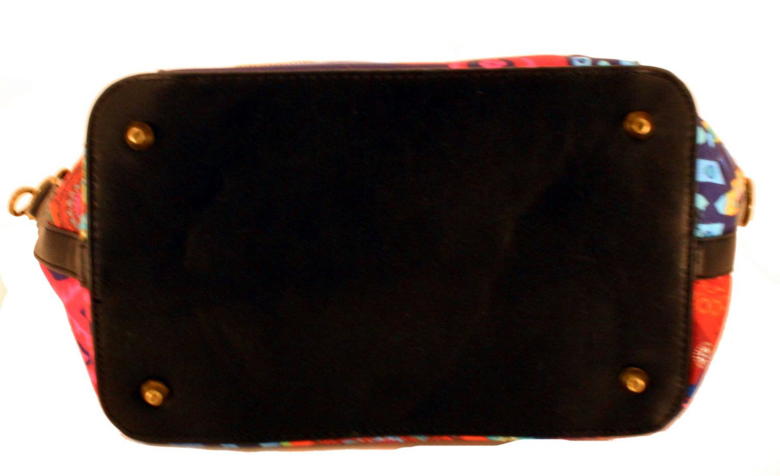 Desigual Shopper Wallpaper Florida Cement grau Kolibri bestickt