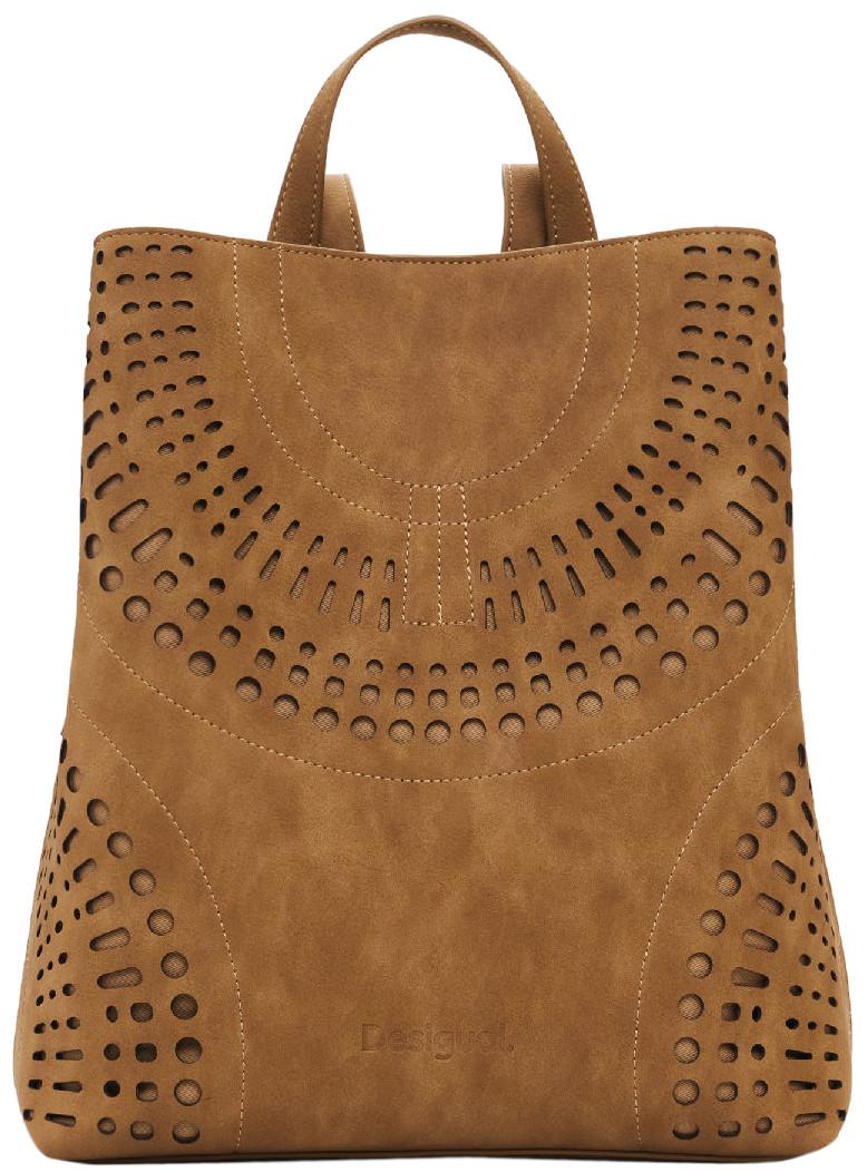 Desigual Sumy braun Daypack groß Cut Outs camel Orbis