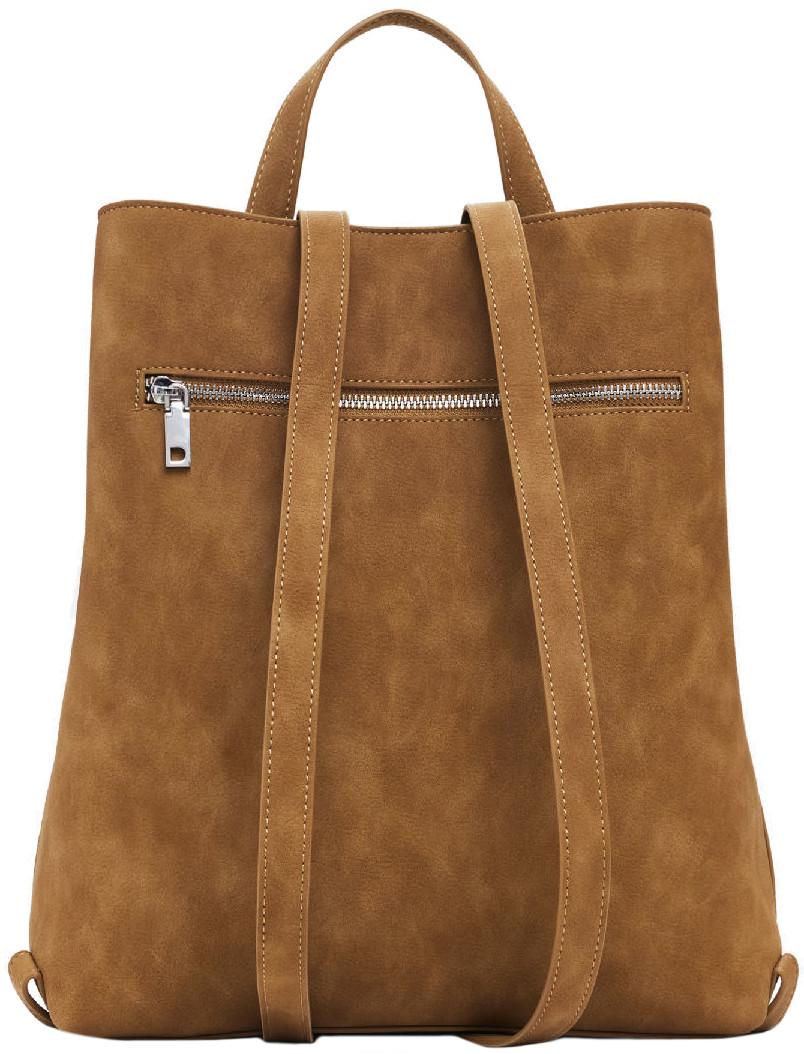 Desigual Sumy braun Daypack groß Cut Outs camel Orbis