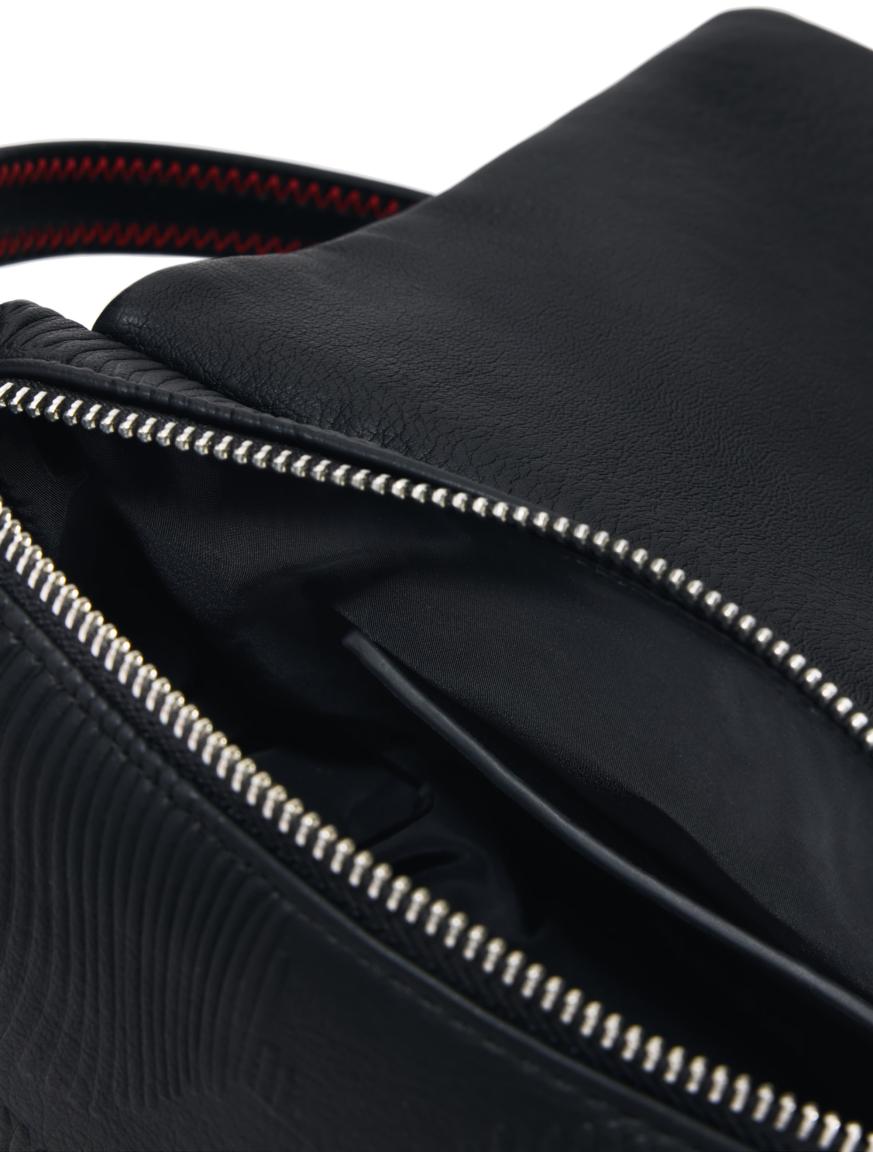 Desigual Täschchen Naron mini Überschlag schwarz bestickt