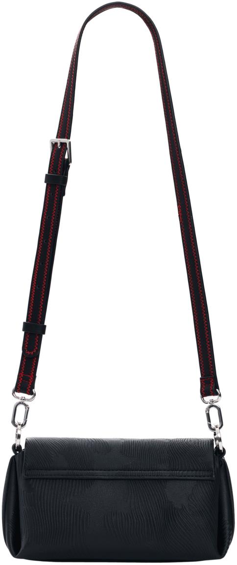 Desigual Täschchen Naron mini Überschlag schwarz bestickt