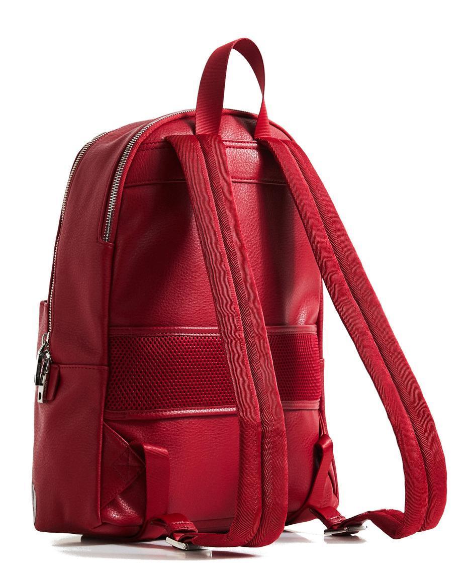 Desigual Tagessrucksack Mickey Mombasa 2Zippers Carmin rot