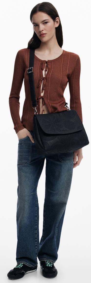 Desigual Taschenrucksack schwarz Dejavu Posadas Negro