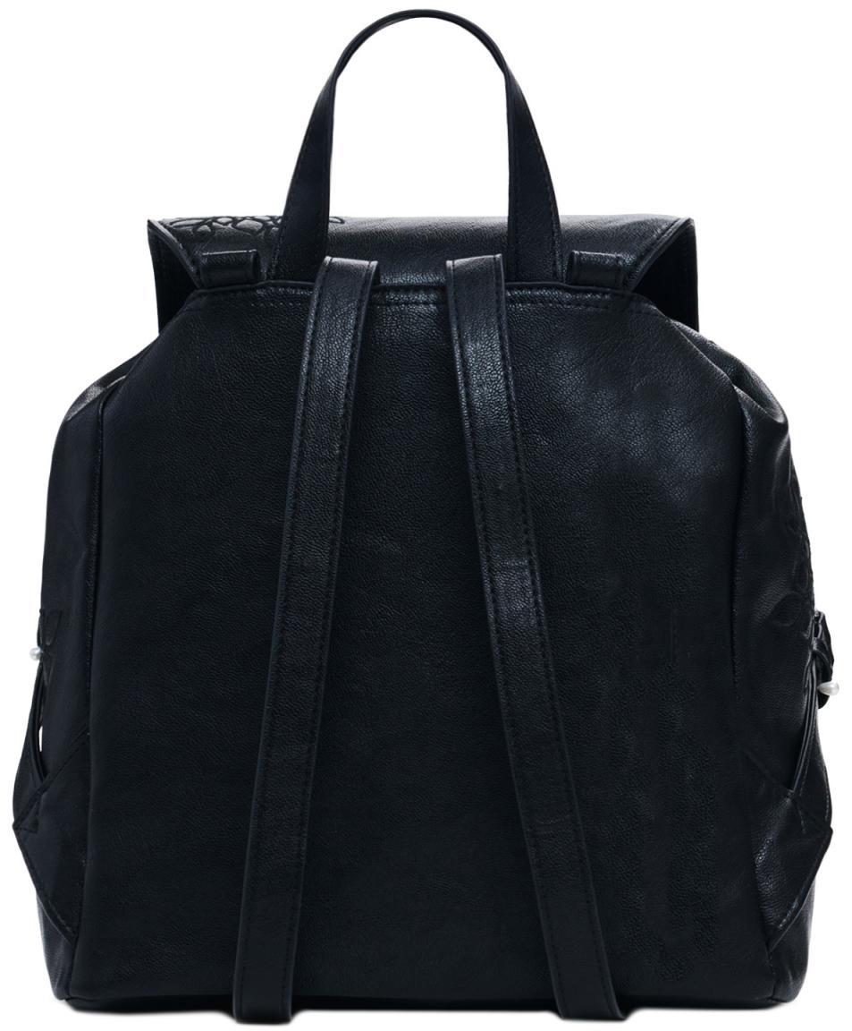 Desigual Überschlagrucksack schwarz Sierra Citybackpack Prisa