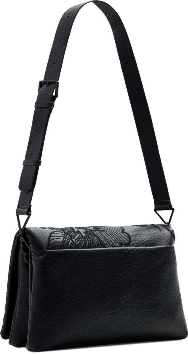 Desigual Überschlagtasche Alpha Dortmund Flap 2.0 Negro Black 