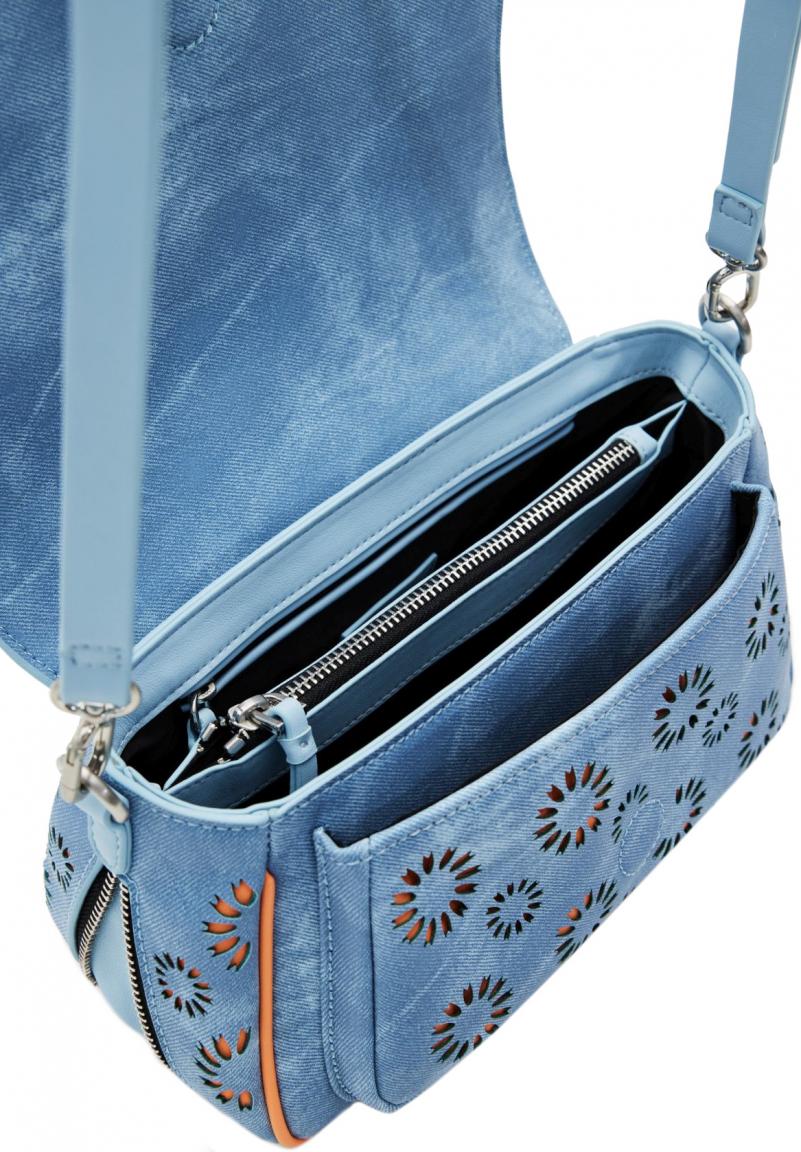 Desigual Überschlagtasche Denim Raw orange Amorina Tromso