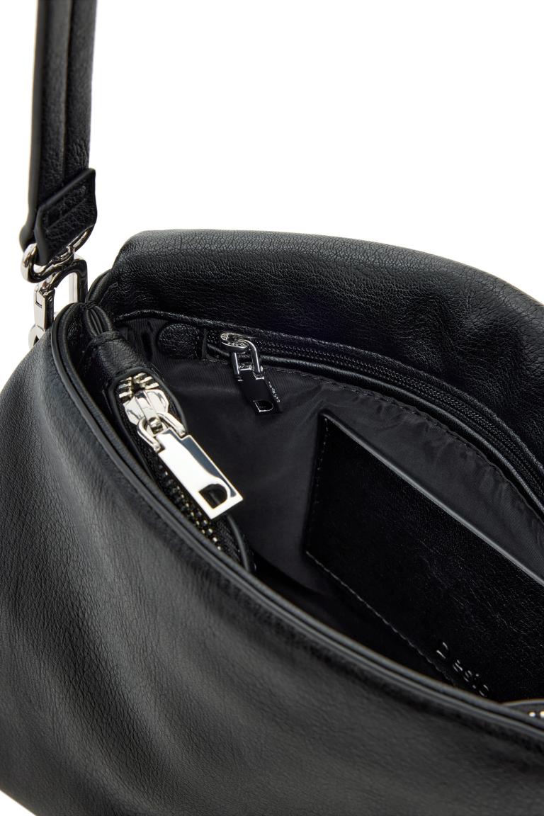 Desigual Überschlagtasche Flechtriemen schwarz Venecia 4.0