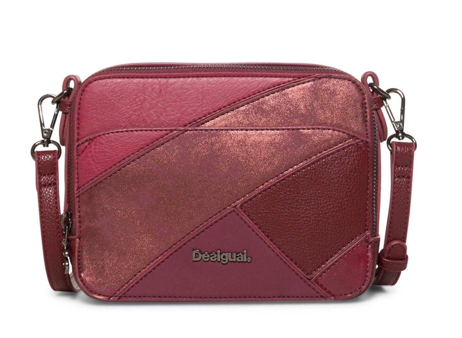 Desigual Umhängetasche Bols Priya Jasper weinrot metallic 2.Wahl