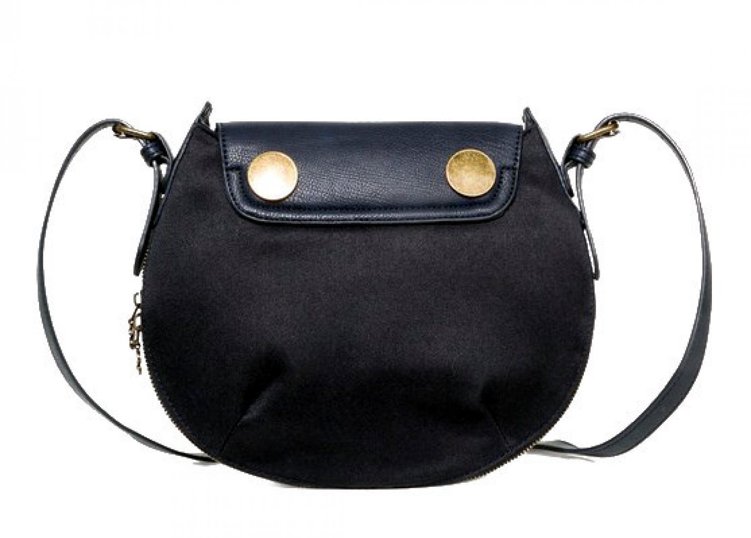 Desigual Umhängetasche Genova Deep Navy Nieten gold