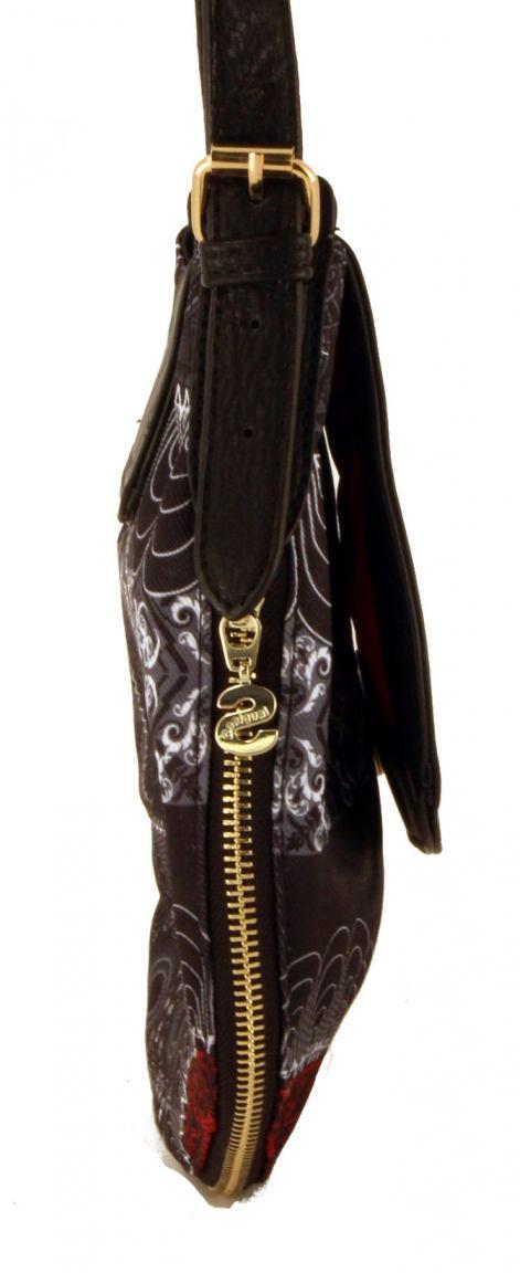 Desigual Umhängetasche Genova Deep Navy Nieten gold