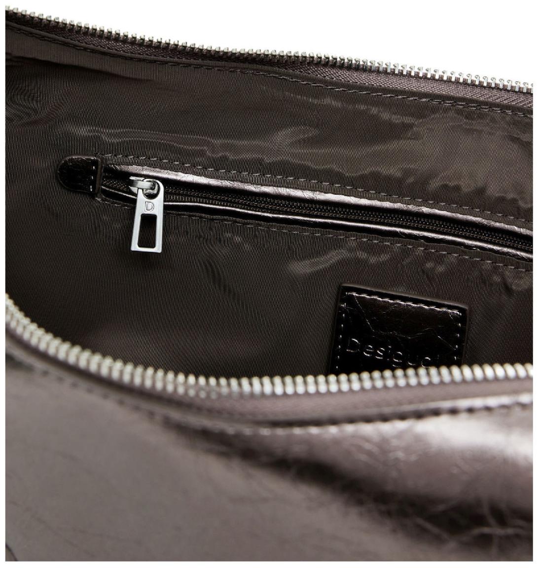 Desigual Umhängetasche Zante schimmernd Brushed haldbrund