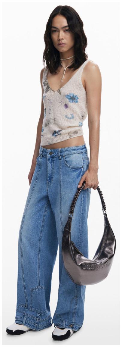 Desigual Umhängetasche Zante schimmernd Brushed haldbrund