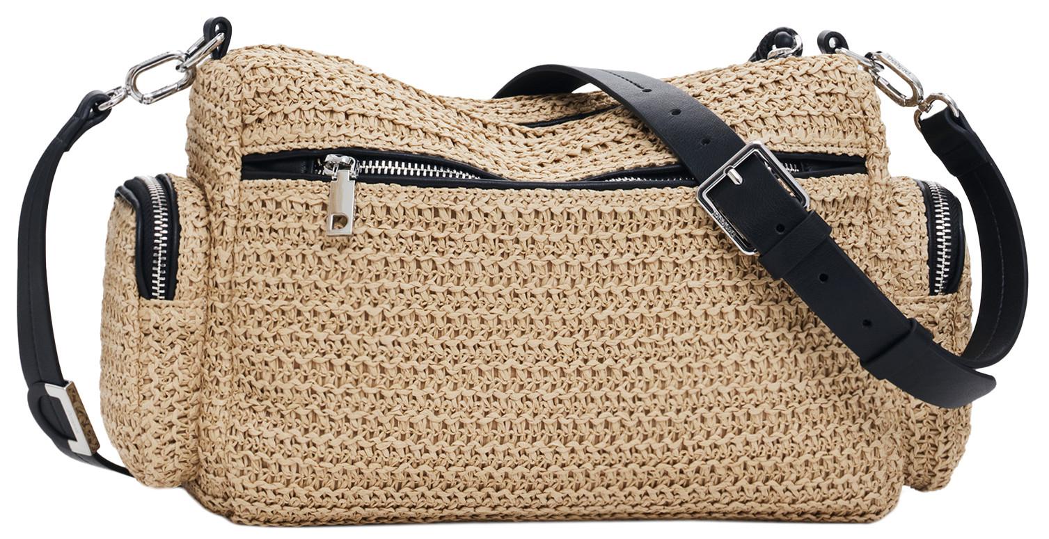 Desigual große Handtasche Habana Bast Natural