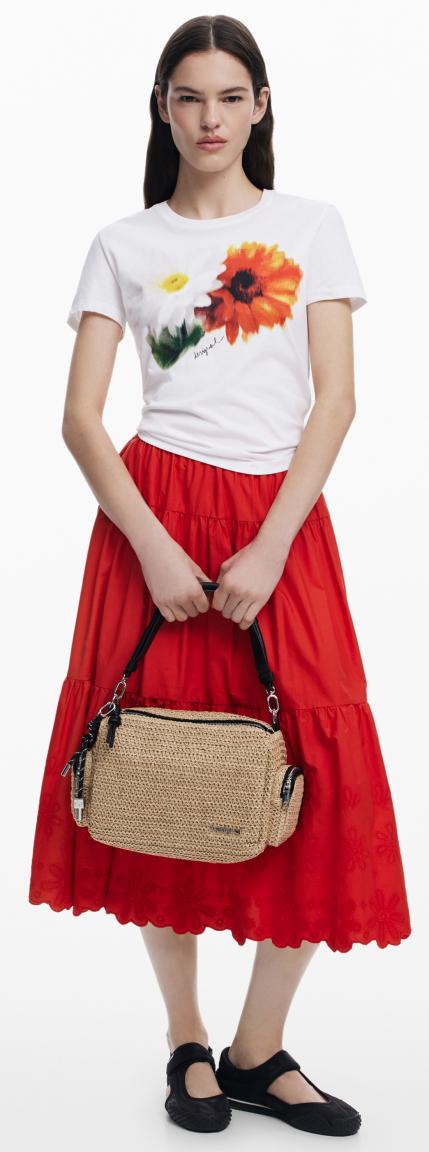 Desigual große Handtasche Habana Bast Natural