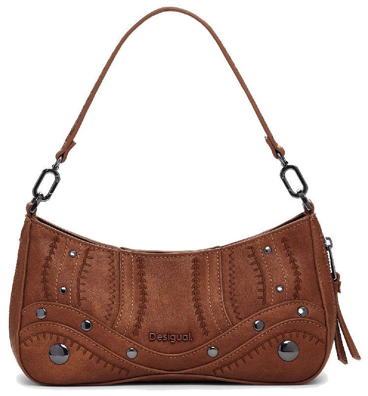 Desigual kompakte Damentasche braun Alsacia erweiterbar Embro Patch