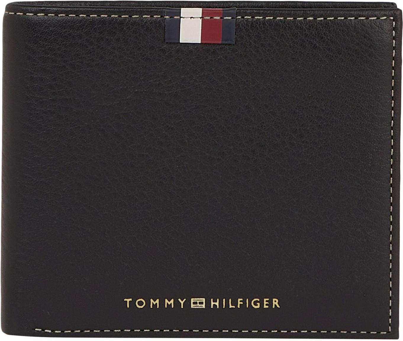 Dolllarvisit Tommy Hilfiger Leather Black  CC Flap and Coin 