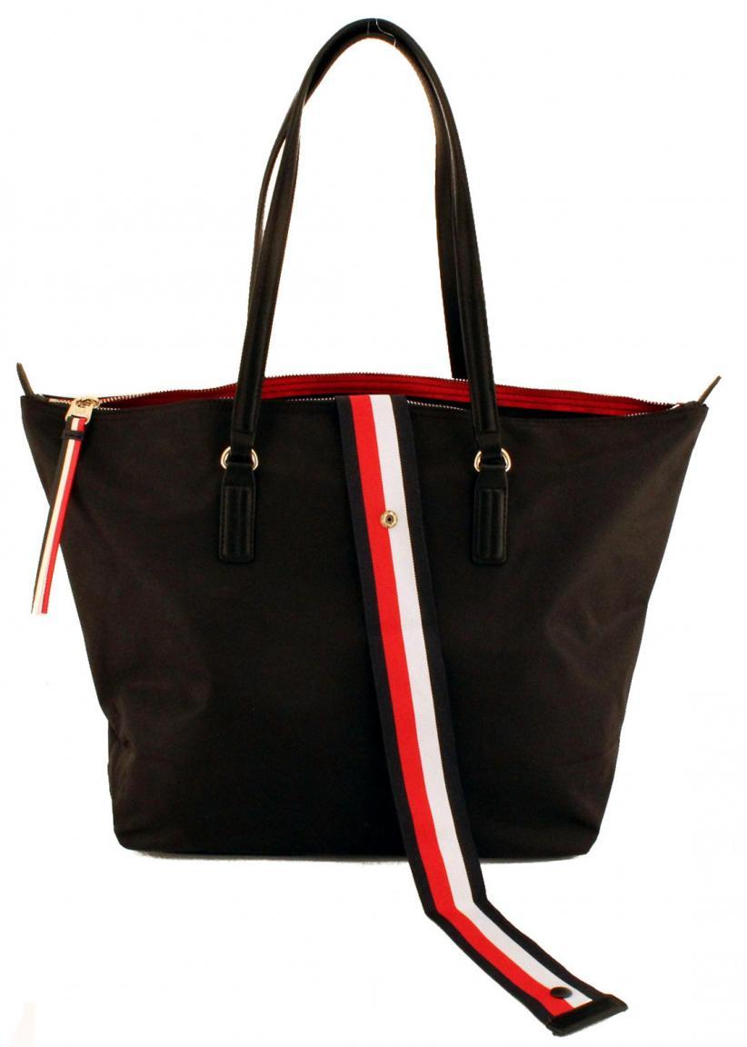 Doppelgrifftasche Nylon Tommy Hilfiger Poppy Tote Dunkelblau