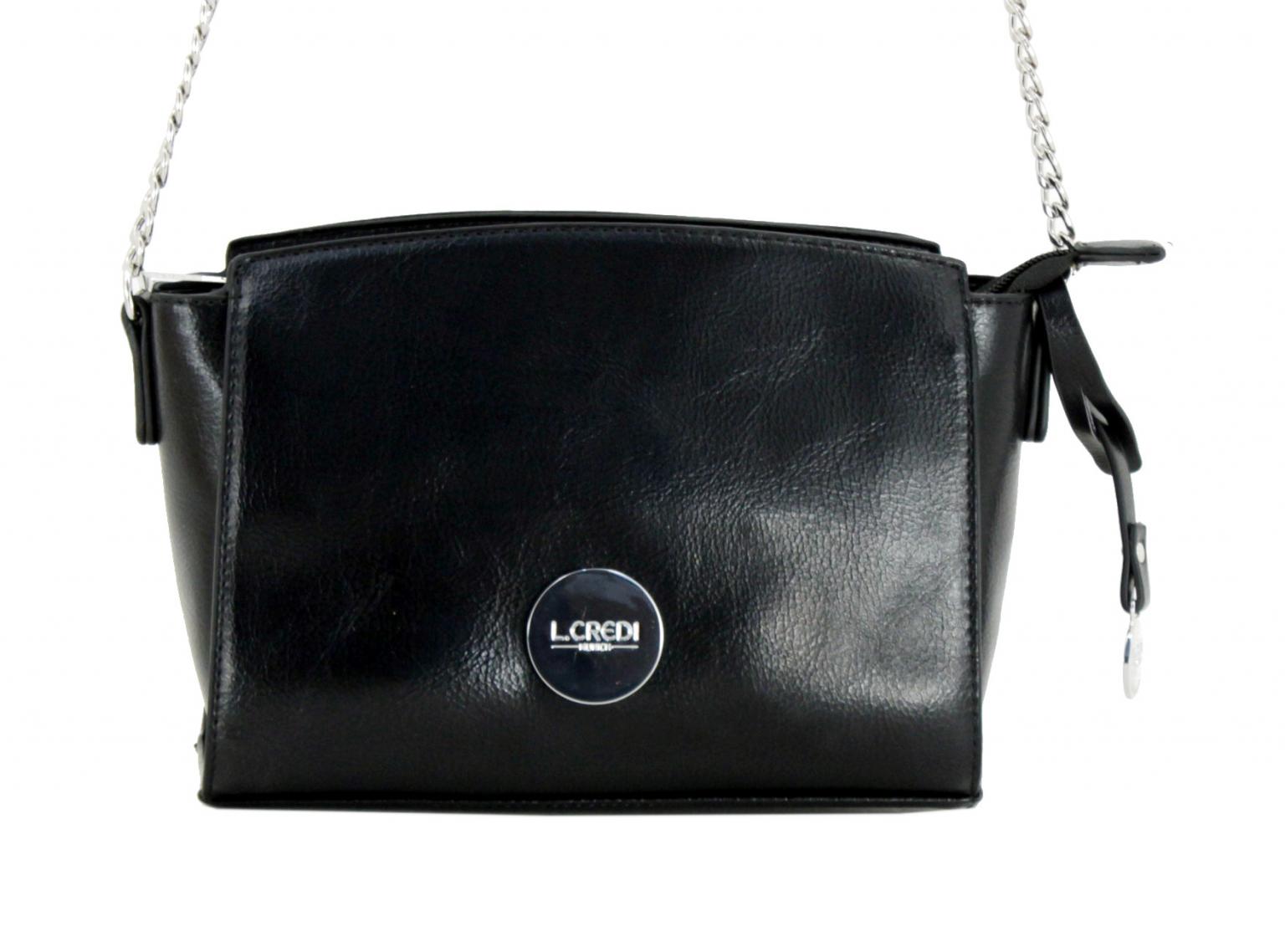 Dorothy rot Lederimitat L.Credi Schultertasche Anhänger Kette