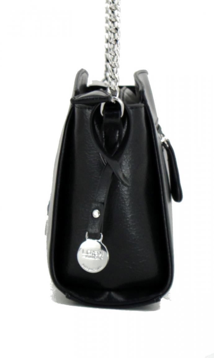 Dorothy rot Lederimitat L.Credi Schultertasche Anhänger Kette