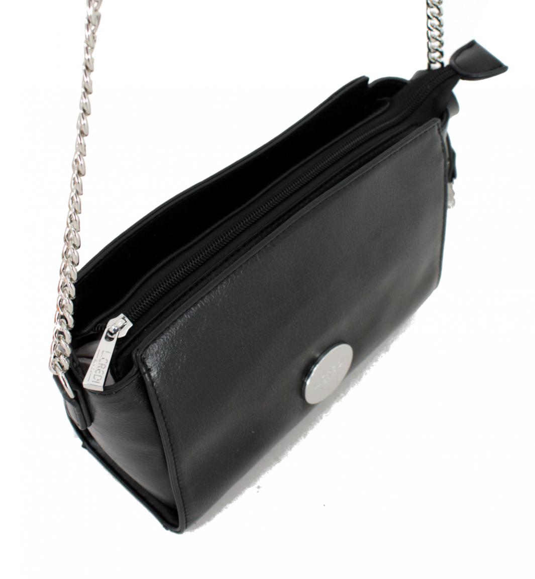 Dorothy rot Lederimitat L.Credi Schultertasche Anhänger Kette