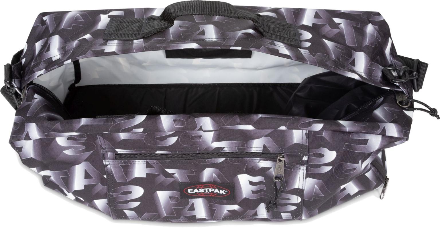 DufflR Large Eastpak Reisetasche Kleingepäck Logoprint Blocktype Black