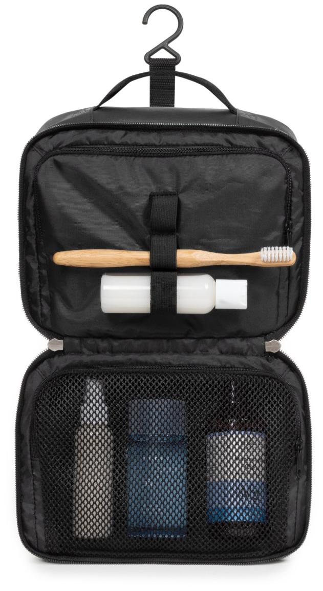 Eastpack Kulturtasche Road Kit schwarz beschichtet Tarp Black