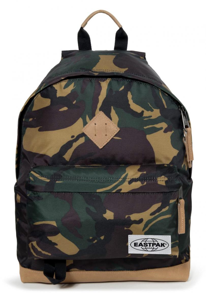 Eastpak Wyoming Rucksack Camouflage mit Lederboden Bags & more