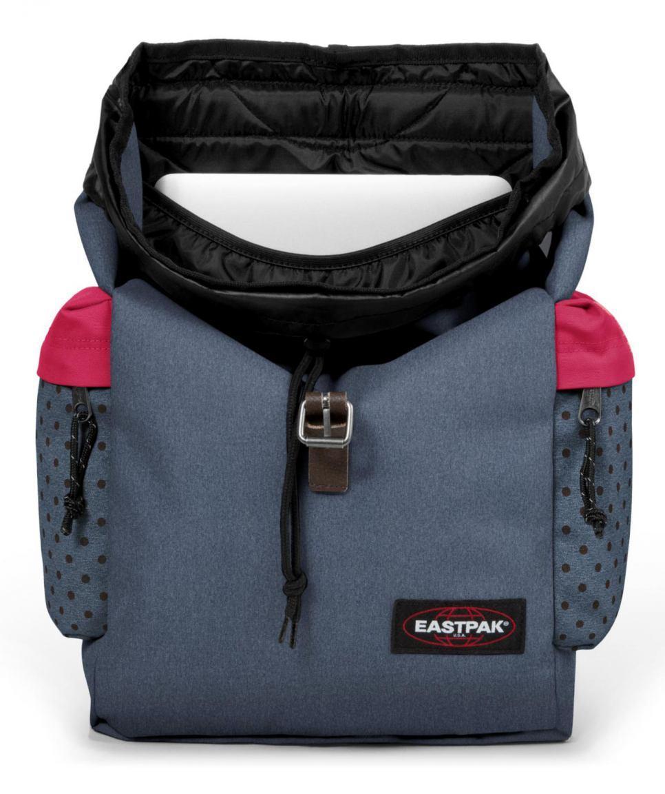 Eastpak Austin Rucksack Mix Dot (Blau/Rot mit Tupfen)