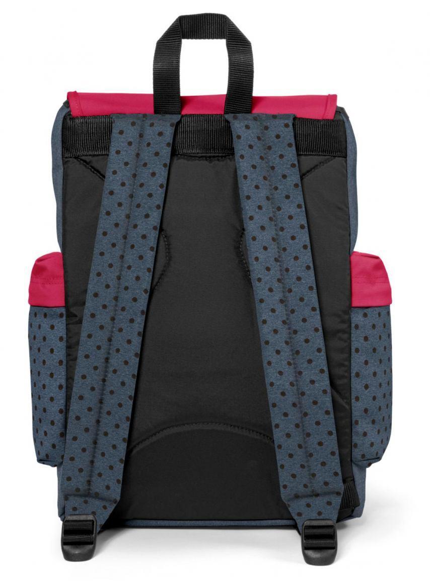 Eastpak Austin Rucksack Mix Dot (Blau/Rot mit Tupfen)