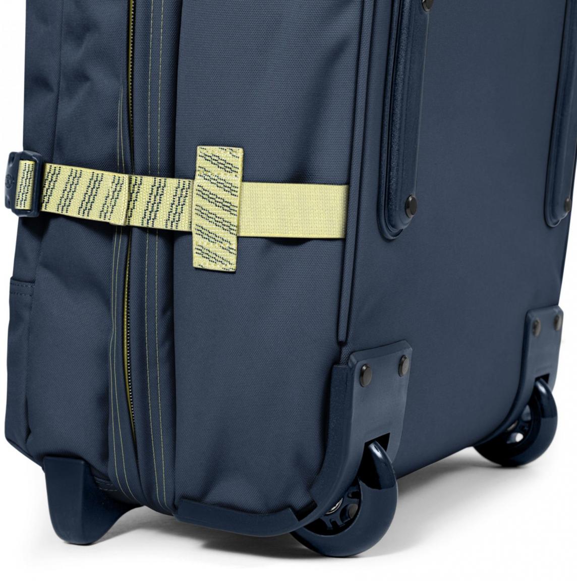 Eastpak Blackout Striplcy Handgepäckskoffer blau gelb Tranverz S