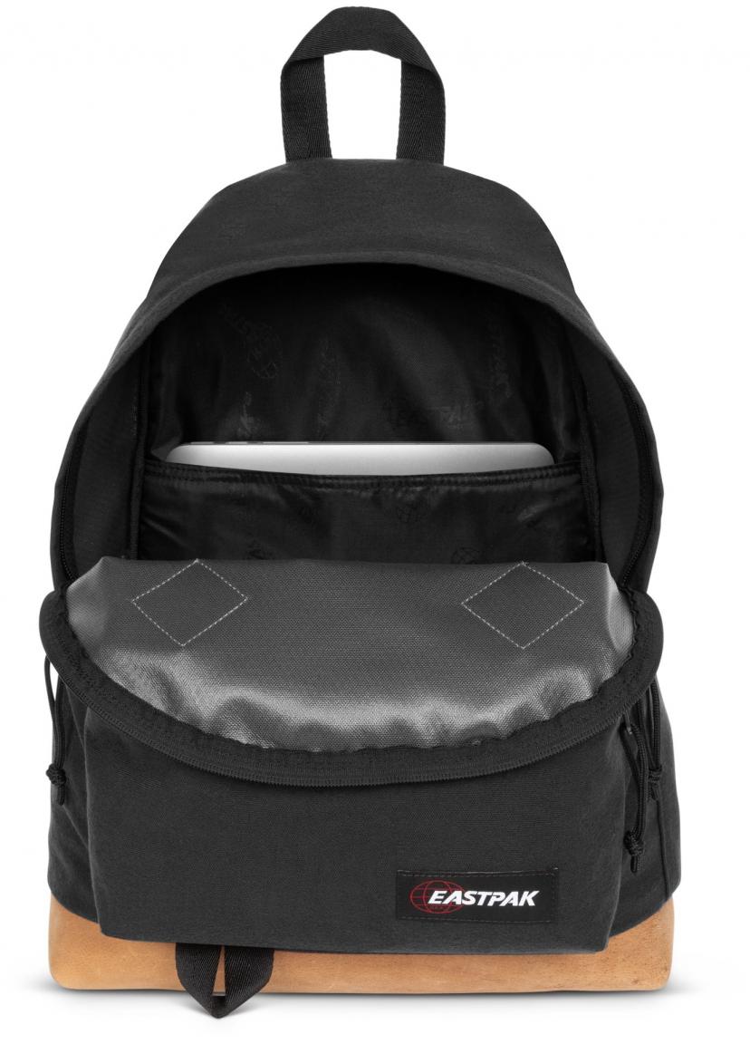 Eastpak Freizeitrucksack Wyoming EP Return Black schwarz Lederdetails