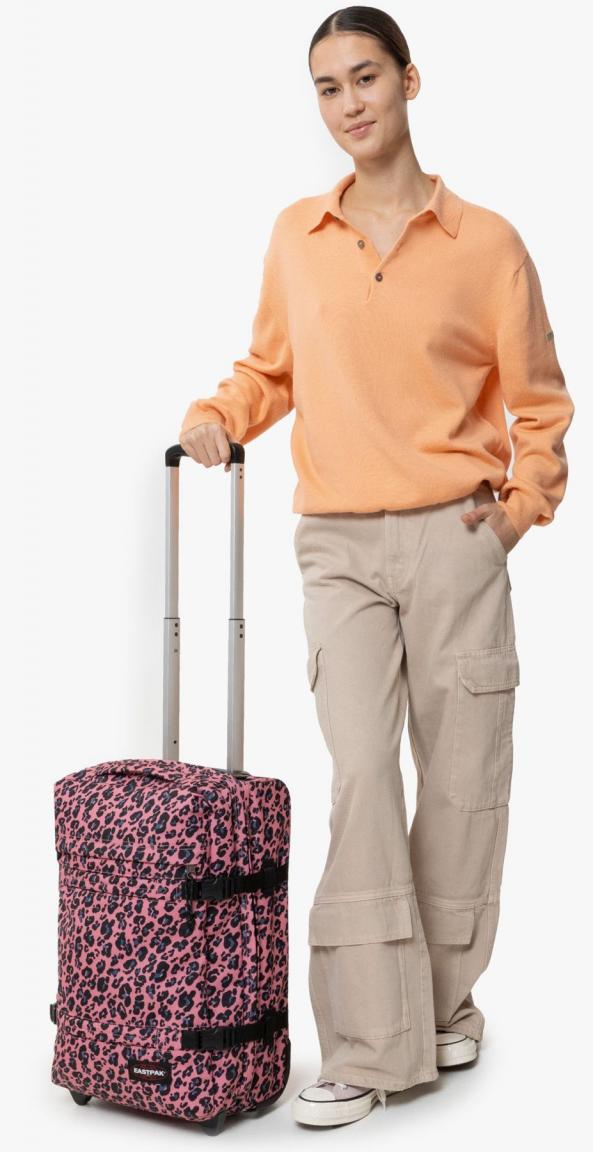 Eastpak Handgebäck Trolley Transitr S Beastimal Pink Animalprint Small