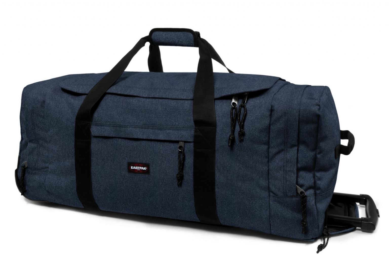 Eastpak Leatherface L Rollentasche Double Denim Jeansblau