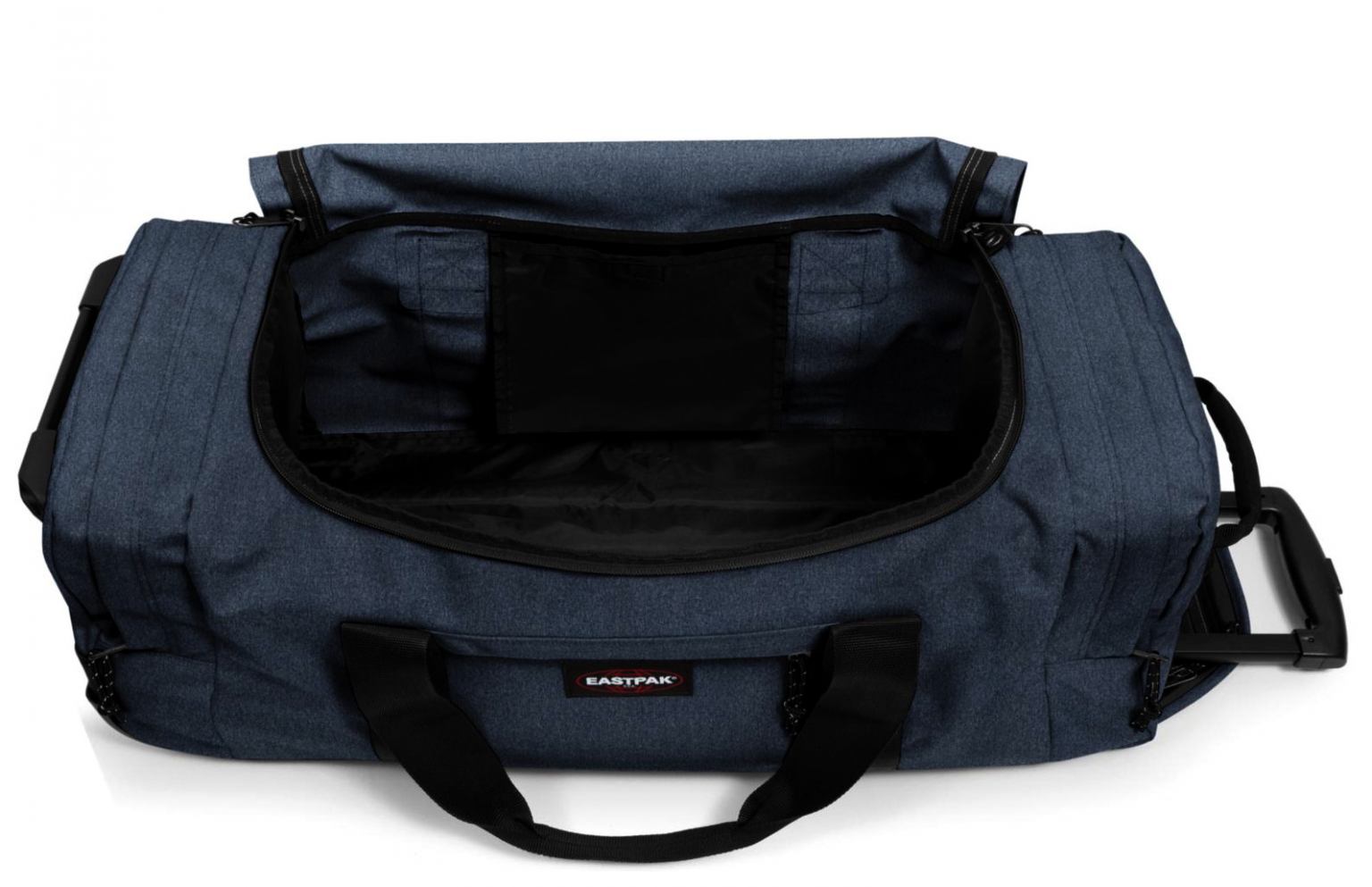 Eastpak Leatherface L Rollentasche Double Denim Jeansblau