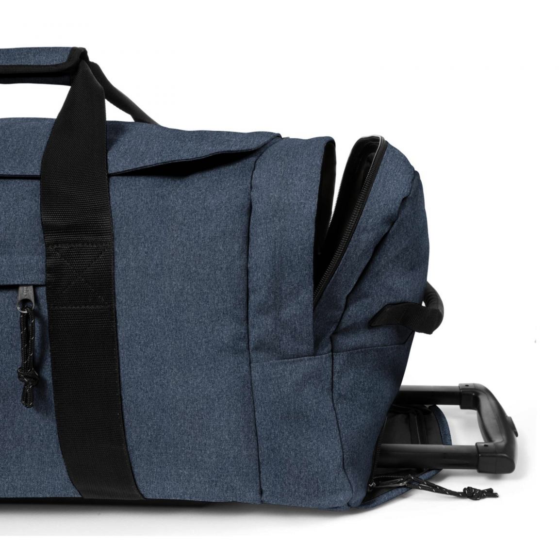 Eastpak Leatherface L Rollentasche Double Denim Jeansblau