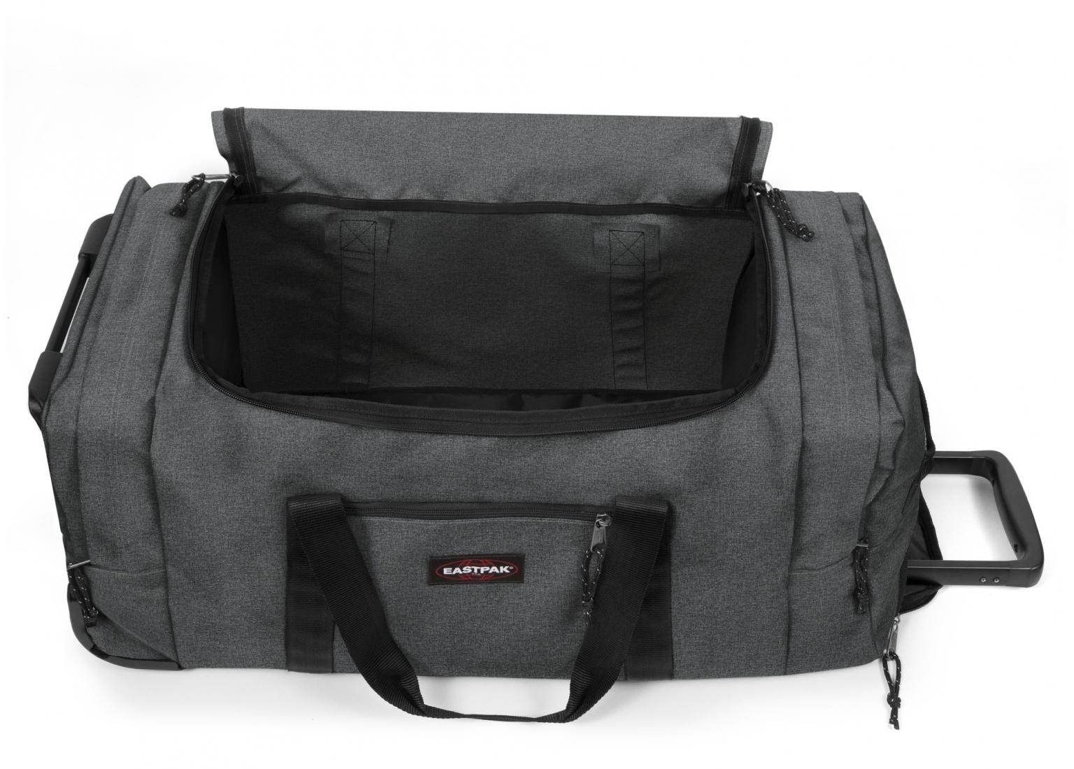 Eastpak Leatherface L große Reisetasche dunkelgrau Trolley