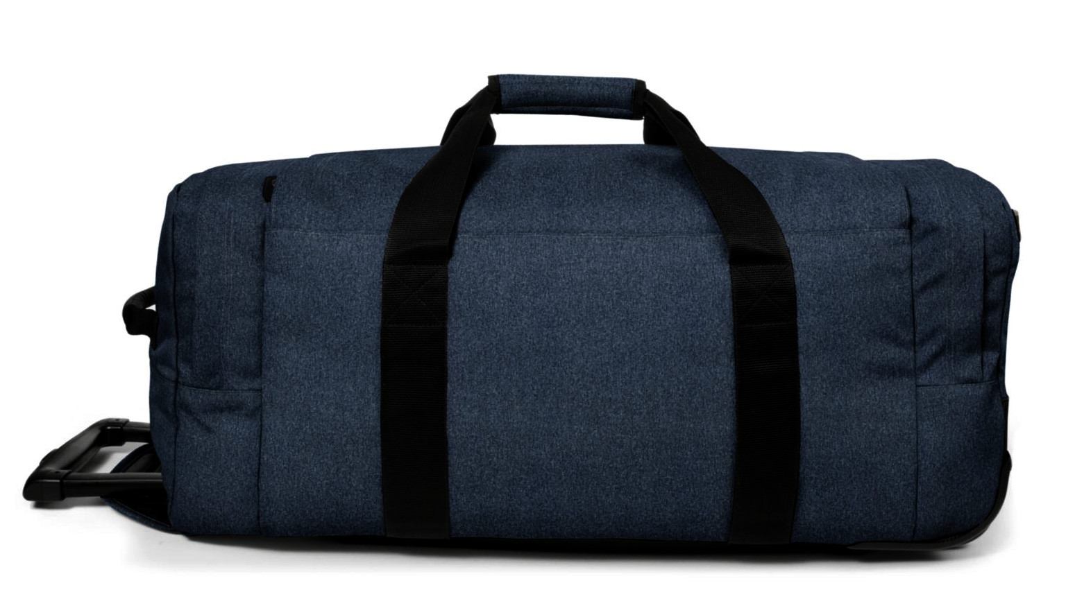 Eastpak Leatherface M Reisetasche Räder Double Denim Blau