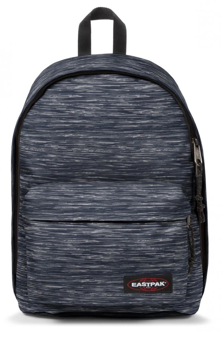 Eastpak Out Of Office Rucksack schwarz grau Streifen Knit Grey
